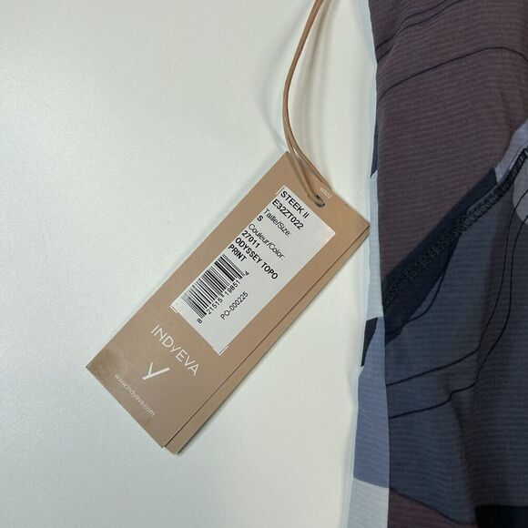 INDYEVA Top Women’s Small Steek II Sleeveless Tank Raindrop Rock Print Outdoor - Picture 9 of 9